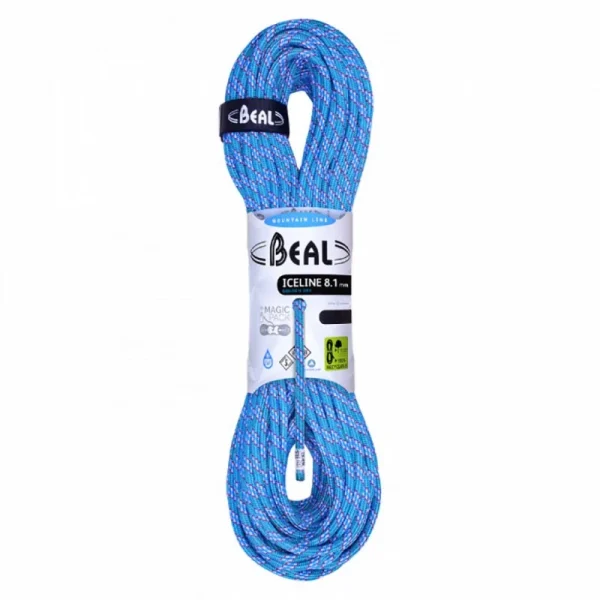 Beal Ice Line 8.1mm X 60M Golden Dry /emeraude mode pas cher 1