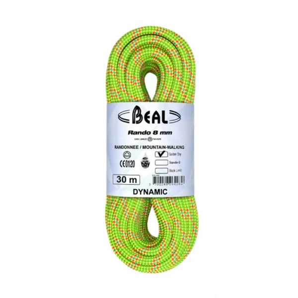 Beal Rando 8mm X 30M /vert en promotion 1