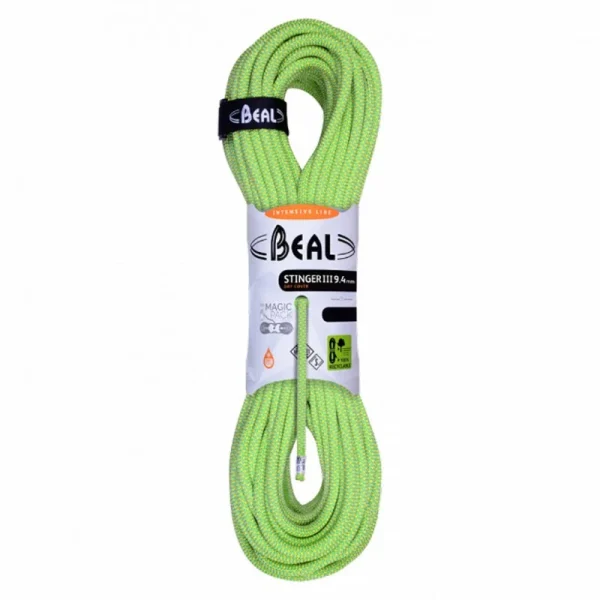 Beal Stinger III 9.4mm X 80M /anis magasin en ligne 1