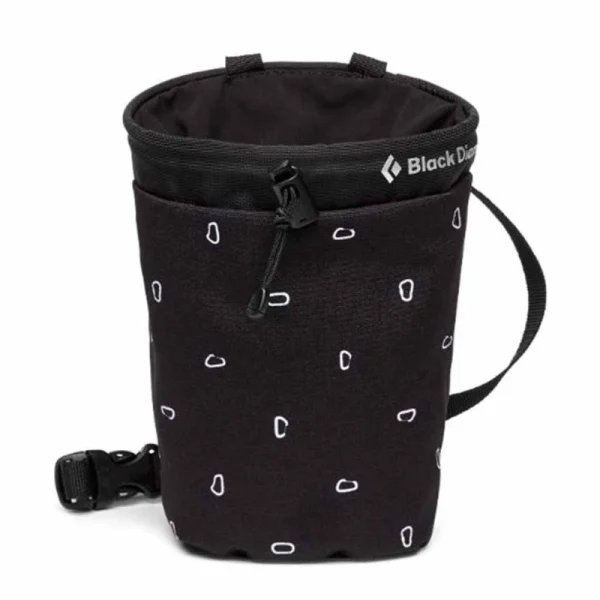 Black Diamond Gym Chalk Bag /noir Carabiner Motif site en ligne 1