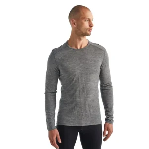 Sortie ❤️ Icebreaker 200 Oasis Long Sleeve Crewe – Sous-vêtement mérinos homme I Hardloop ✔️ grande promotion 24