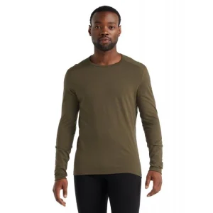 Sortie ❤️ Icebreaker 200 Oasis Long Sleeve Crewe – Sous-vêtement mérinos homme I Hardloop ✔️ grande promotion 30