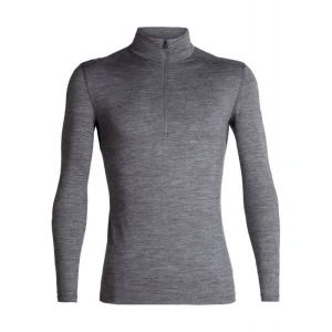 achetez pas cher Sortie 🥰 Icebreaker 200 Oasis Long Sleeve Half Zip – Sous-vêtement mérinos homme I Hardloop 💯 31