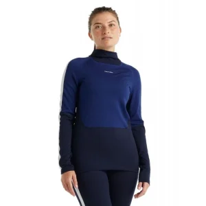 Grosses soldes 🌟 Icebreaker 200 Sone LS High Neck – Sous-vêtement mérinos femme I Hardloop 🧨 prix le plus bas 9