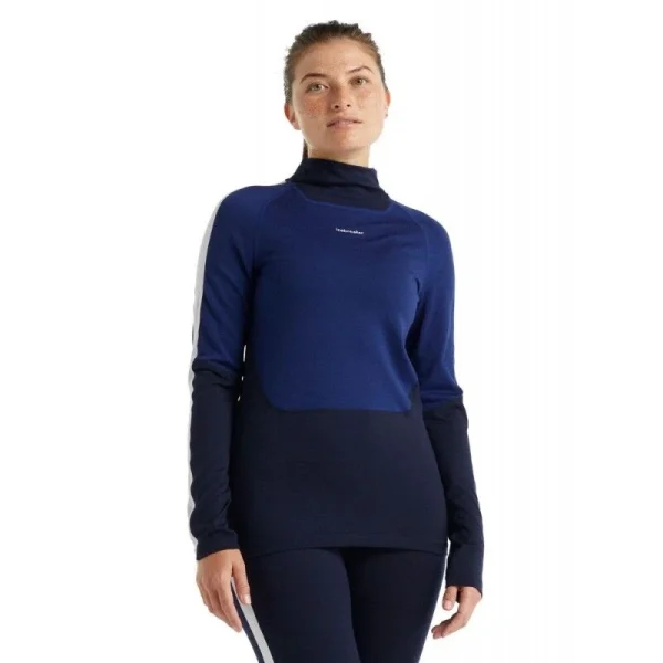 Grosses soldes 🌟 Icebreaker 200 Sone LS High Neck – Sous-vêtement mérinos femme I Hardloop 🧨 prix le plus bas 4