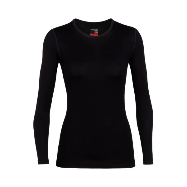 grande surprise Grosses soldes ⌛ Icebreaker 260 Tech Long Sleeve Crewe – Sous-vêtement mérinos femme I Hardloop 🤩 7