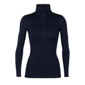 grande promotion Sortie 🌟 Icebreaker 260 Tech Long Sleeve Half Zip – Sous-vêtement mérinos femme I Hardloop 🎉 15