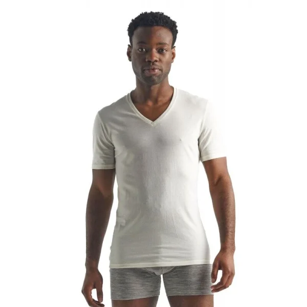 marque pas cher Tout neuf 👏 Icebreaker Anatomica Short Sleeve col V en Mérinos – T-shirt en laine mérinos homme I Hardloop 🌟 1