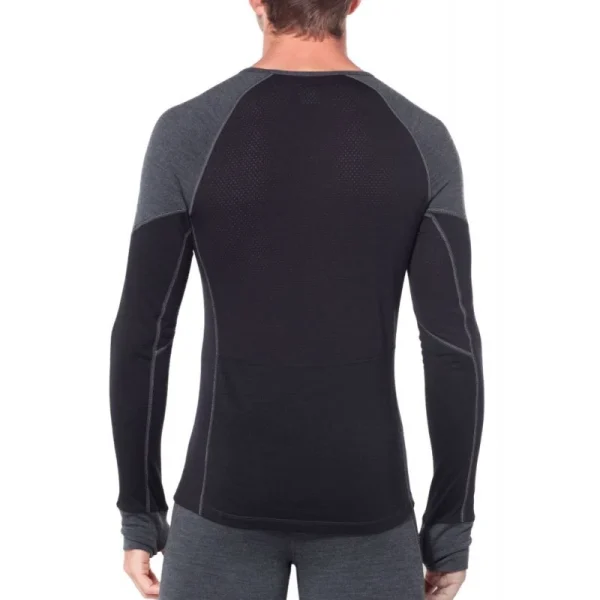 Nouveau ⭐ Icebreaker Bodyfitzone 260 Zone Long Sleeve Crewe – Sous-vêtement mérinos homme I Hardloop 🔥 destockage 4