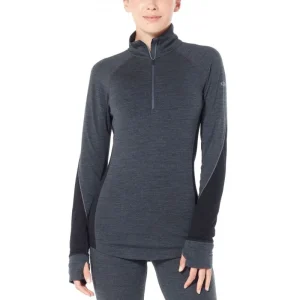 guranteed de qualité Grosses soldes 🎁 Icebreaker Bodyfitzone 260 Zone Long Sleeve Half Zip – Sous-vêtement mérinos femme I Hardloop 👍 19