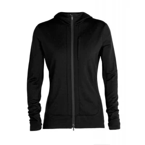 Vente flash 🛒 Icebreaker Quantum III LS Zip Hood – Polaire en laine mérinos femme I Hardloop 😍 achetez 21