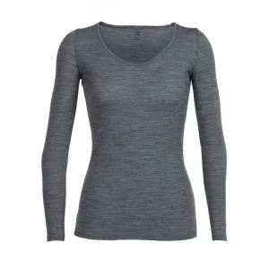 Vente flash 👍 Icebreaker Siren Long Sleeve Sweetheart – T-shirt en laine mérinos femme I Hardloop ⭐ prix le plus bas 13