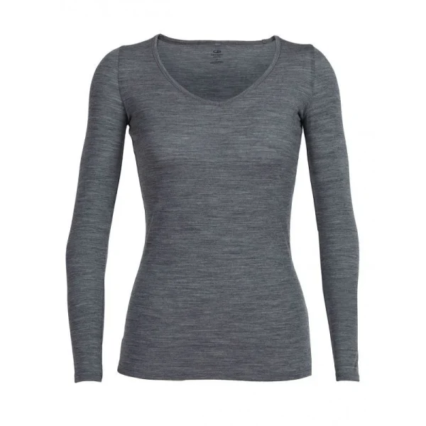 Vente flash 👍 Icebreaker Siren Long Sleeve Sweetheart – T-shirt en laine mérinos femme I Hardloop ⭐ prix le plus bas 5