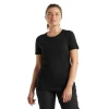 fashioniable Meilleur prix 😍 Icebreaker Tech Lite II SS Tee – T-shirt en laine mérinos femme I Hardloop 👍 13