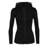 pas cher en ligne Meilleur prix 🧨 Icebreaker Wmns Elemental LS Zip Hood – Polaire en laine mérinos femme I Hardloop 😀 31